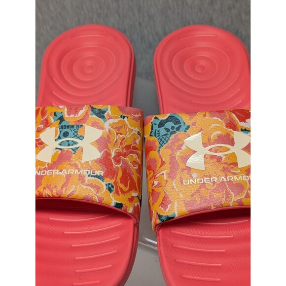Under Armour Women's Ansa Graphic Slide Sandals Size 10 Floral 3024436 - Picture 4 of 10